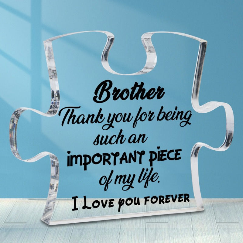 Wholesale Father's Day and Mother's Day Transparent Acrylic Ornaments